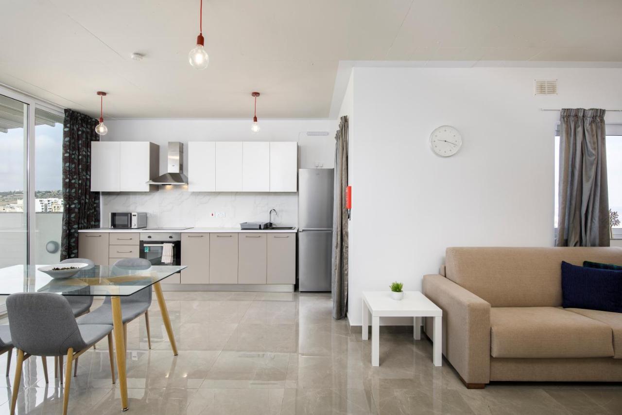 Hilltop Apartments - Stylish Comfort Living Close To The Sea, Bugibba St. Paul's Bay Ngoại thất bức ảnh