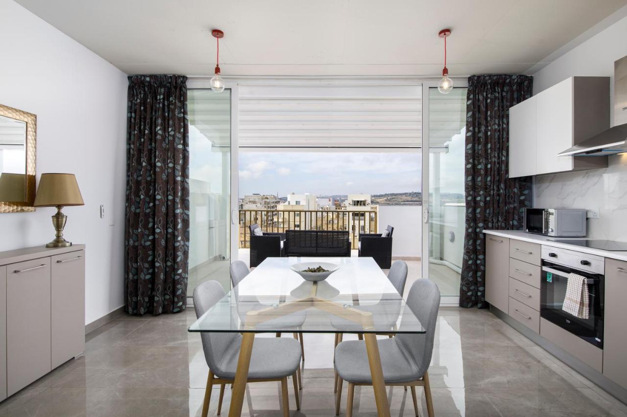 Hilltop Apartments - Stylish Comfort Living Close To The Sea, Bugibba St. Paul's Bay Ngoại thất bức ảnh